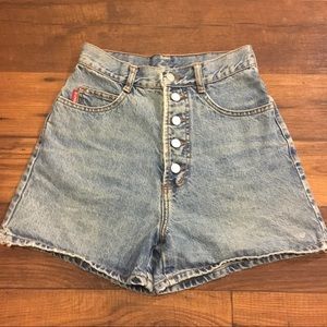 Authentic BONGO high waisted denim shorts